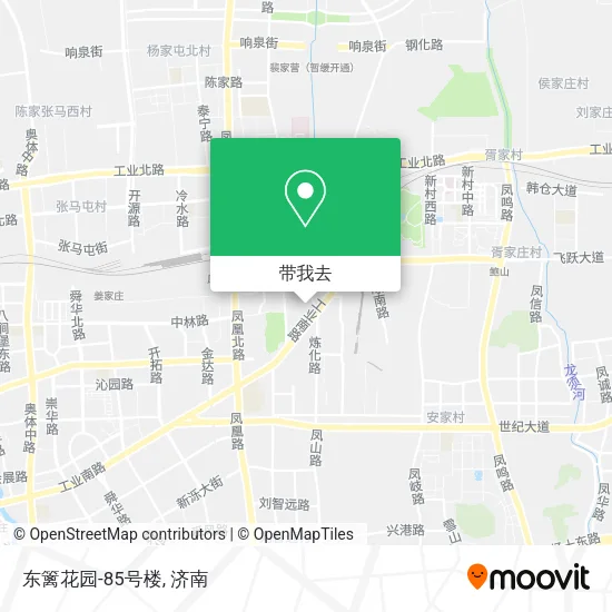 东篱花园-85号楼地图
