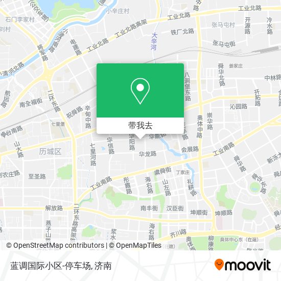蓝调国际小区-停车场地图