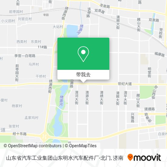 山东省汽车工业集团山东明水汽车配件厂-北门地图