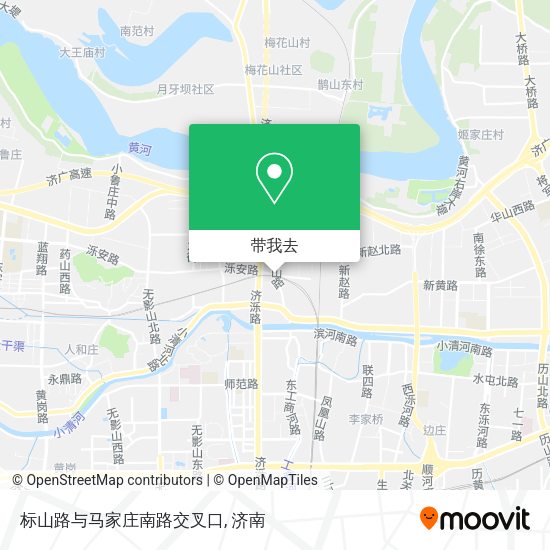 标山路与马家庄南路交叉口地图