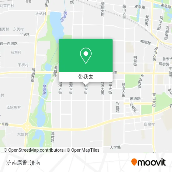 济南康鲁地图