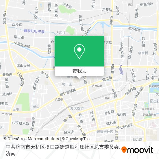 中共济南市天桥区提口路街道胜利庄社区总支委员会地图