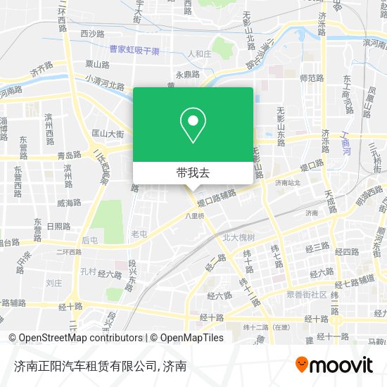 济南正阳汽车租赁有限公司地图