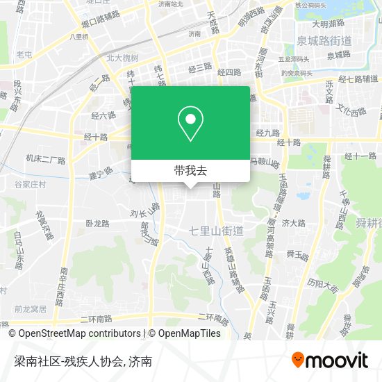 梁南社区-残疾人协会地图