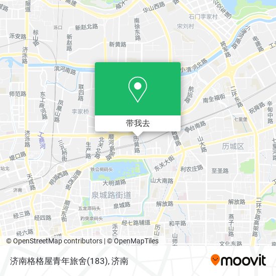 济南格格屋青年旅舍(183)地图