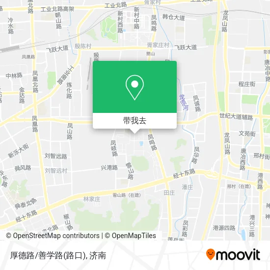厚德路/善学路(路口)地图