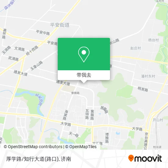 厚学路/知行大道(路口)地图