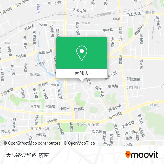 天辰路崇华路地图