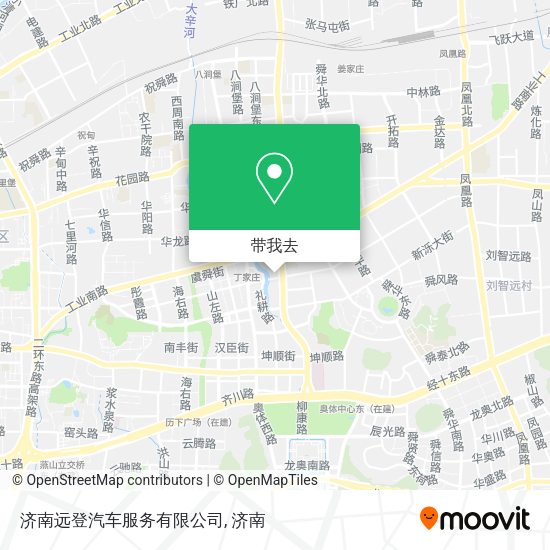 济南远登汽车服务有限公司地图