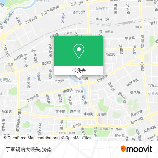 丁家锅贴大馒头地图