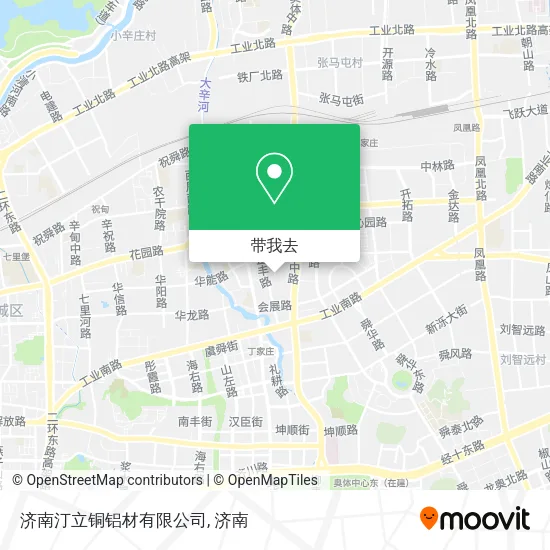 济南汀立铜铝材有限公司地图