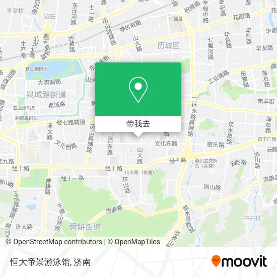恒大帝景游泳馆地图