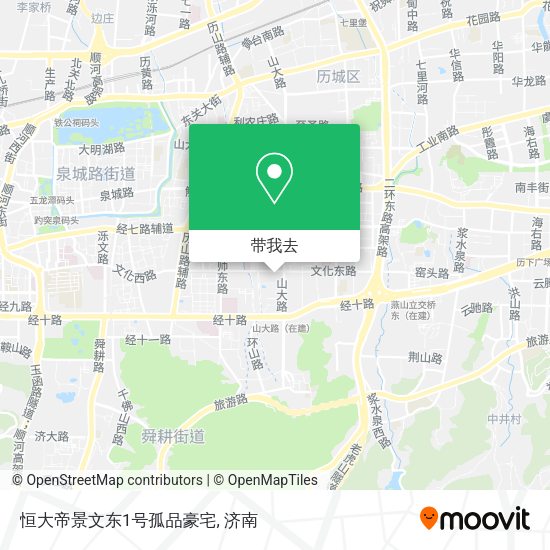 恒大帝景文东1号孤品豪宅地图