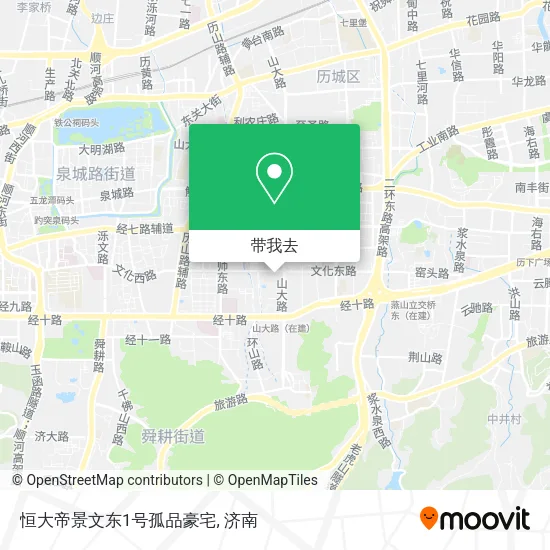 恒大帝景文东1号孤品豪宅地图