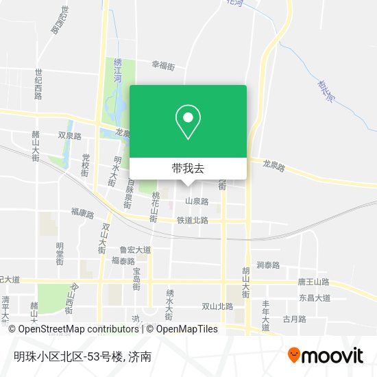 明珠小区北区-53号楼地图