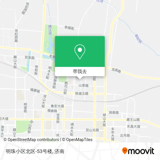 明珠小区北区-53号楼地图