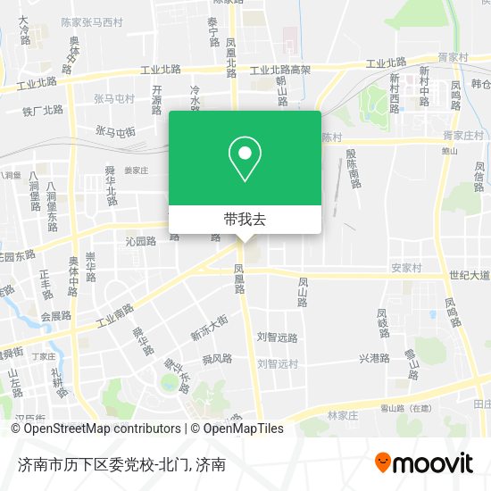 济南市历下区委党校-北门地图