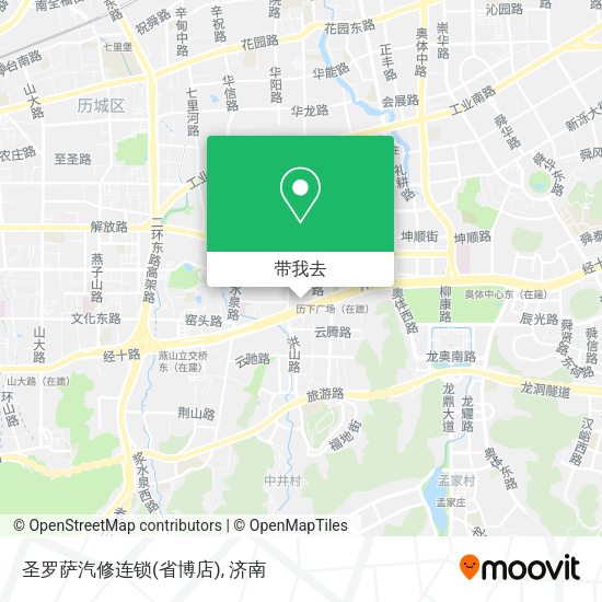 圣罗萨汽修连锁(省博店)地图