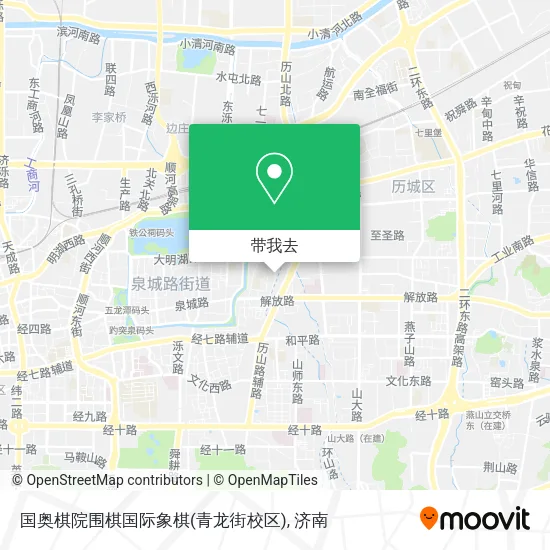 国奥棋院围棋国际象棋(青龙街校区)地图