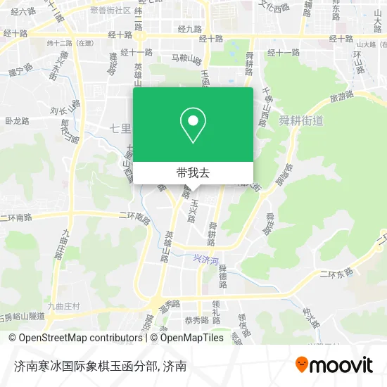 济南寒冰国际象棋玉函分部地图