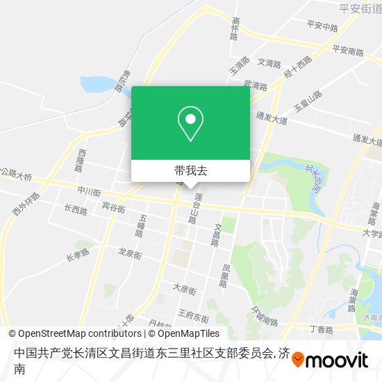 中国共产党长清区文昌街道东三里社区支部委员会地图