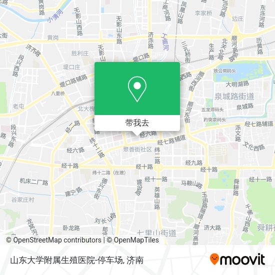 山东大学附属生殖医院-停车场地图