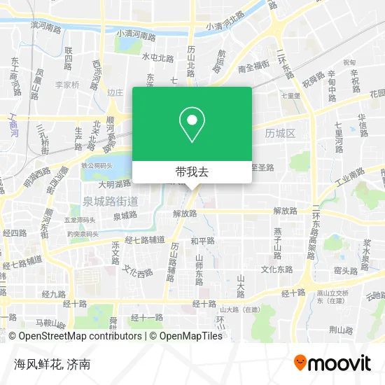 海风鲜花地图