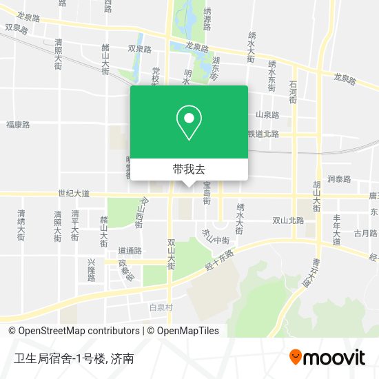卫生局宿舍-1号楼地图