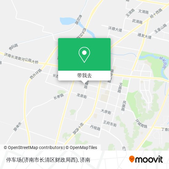 停车场(济南市长清区财政局西)地图