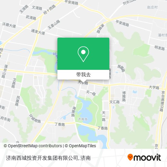 济南西城投资开发集团有限公司地图