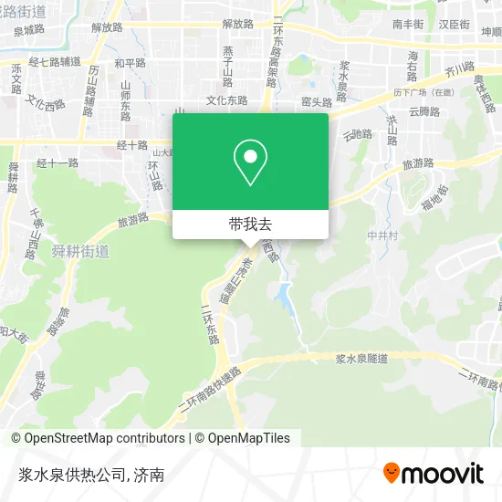 浆水泉供热公司地图