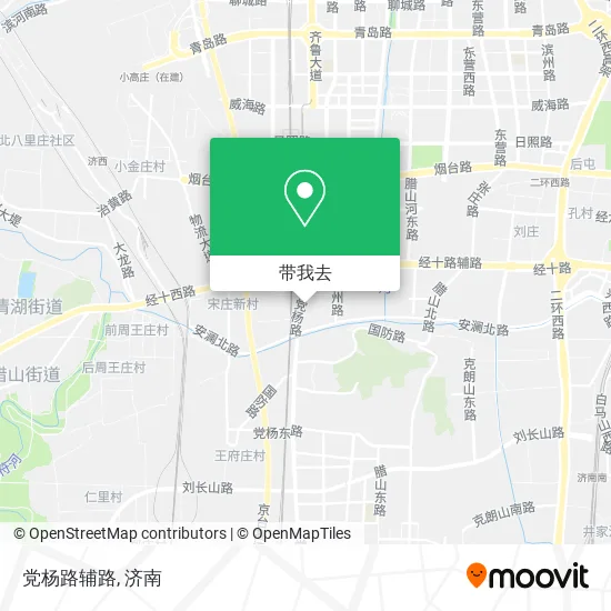 党杨路辅路地图