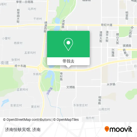 济南恒蚨宾馆地图