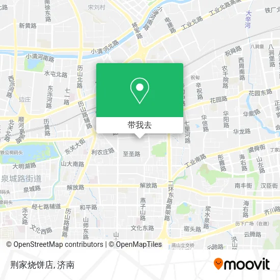 荆家烧饼店地图