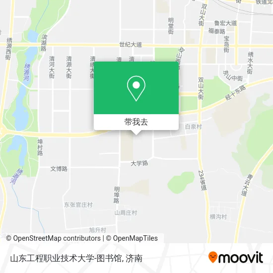 山东工程职业技术大学-图书馆地图
