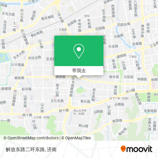 解放东路二环东路地图