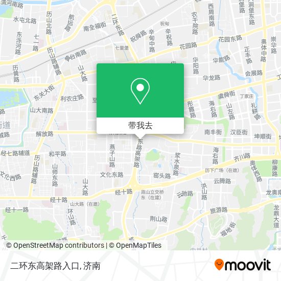 二环东高架路入口地图