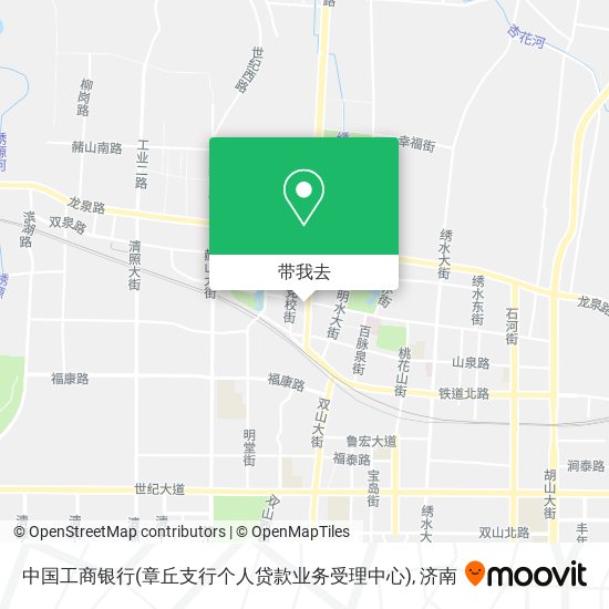 中国工商银行(章丘支行个人贷款业务受理中心)地图