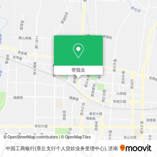 中国工商银行(章丘支行个人贷款业务受理中心)地图