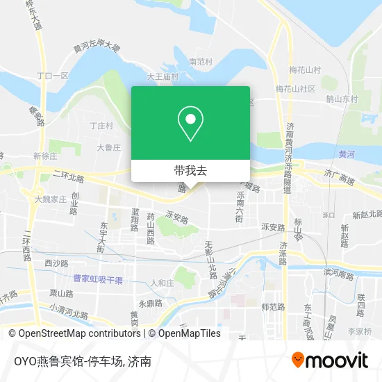 OYO燕鲁宾馆-停车场地图