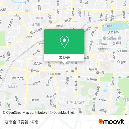 济南金顺宾馆地图