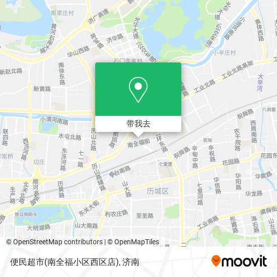 便民超市(南全福小区西区店)地图