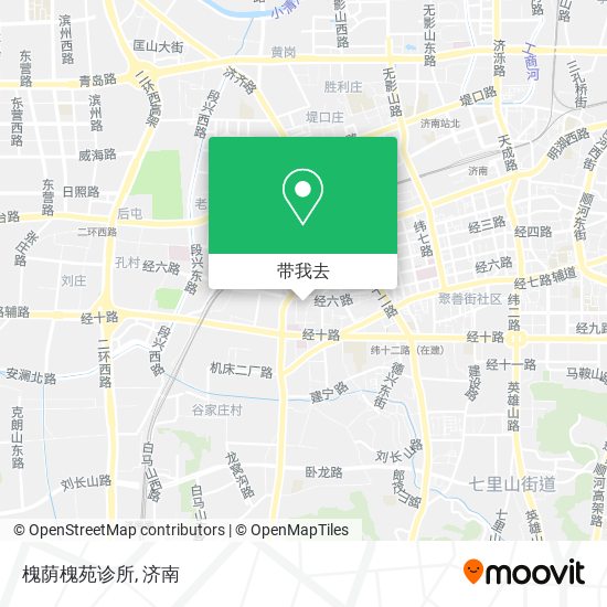 槐荫槐苑诊所地图