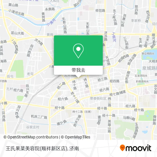 王氏果菜美容院(顺祥新区店)地图