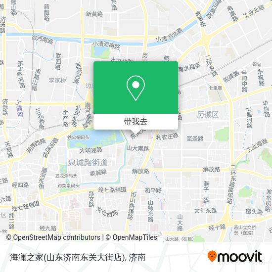 海澜之家(山东济南东关大街店)地图