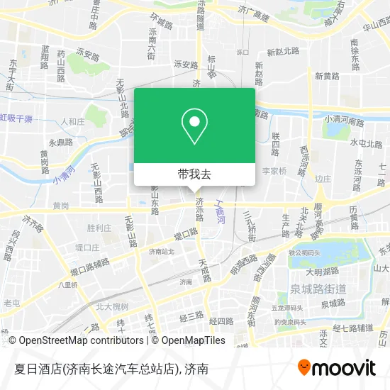 夏日酒店(济南长途汽车总站店)地图