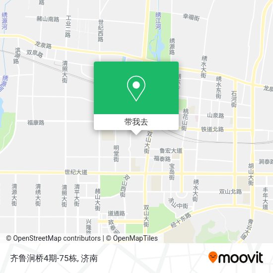 齐鲁涧桥4期-75栋地图
