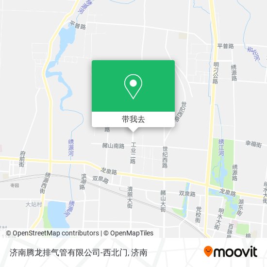 济南腾龙排气管有限公司-西北门地图