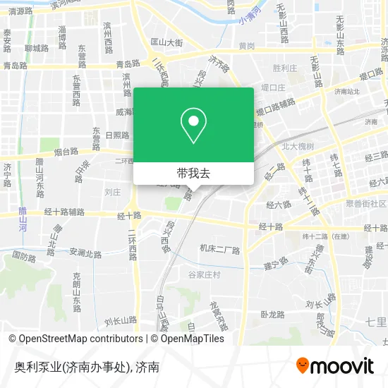 奥利泵业(济南办事处)地图