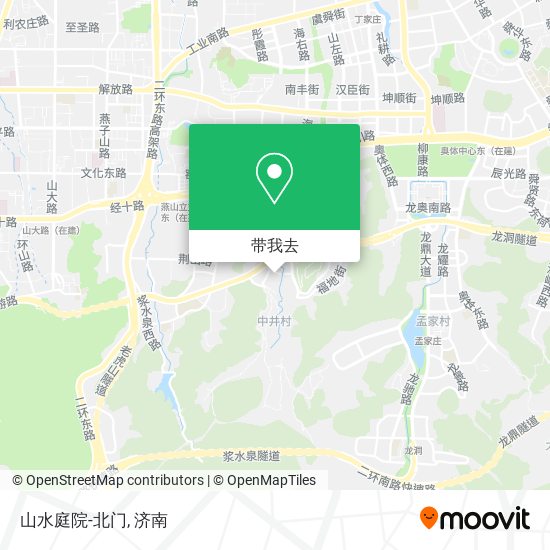 山水庭院-北门地图
